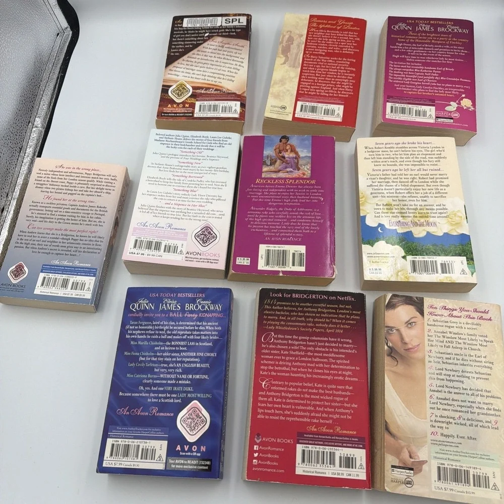 A Lot Of 10 Historical Romance Novels By Julia Quinn Paperbacks